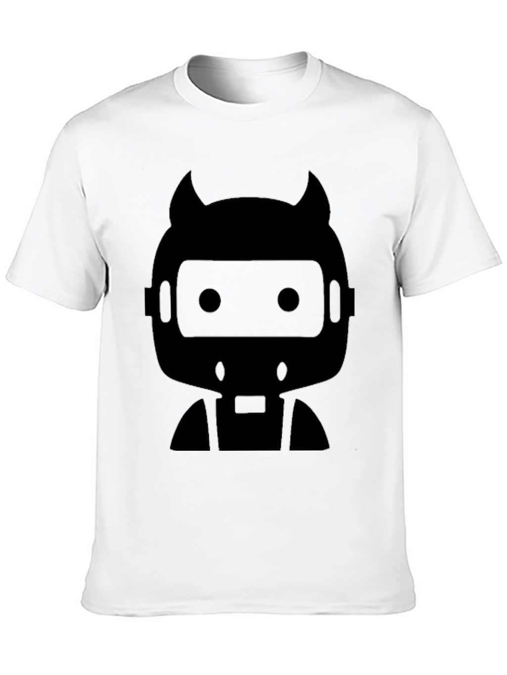 Cool Robot Devil Black T-Shirt