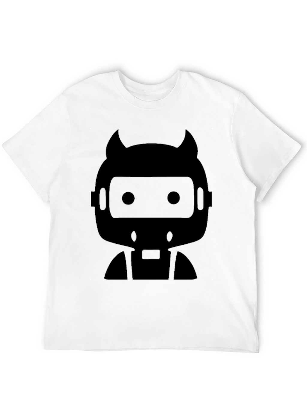 Cool Robot Devil Black T-Shirt