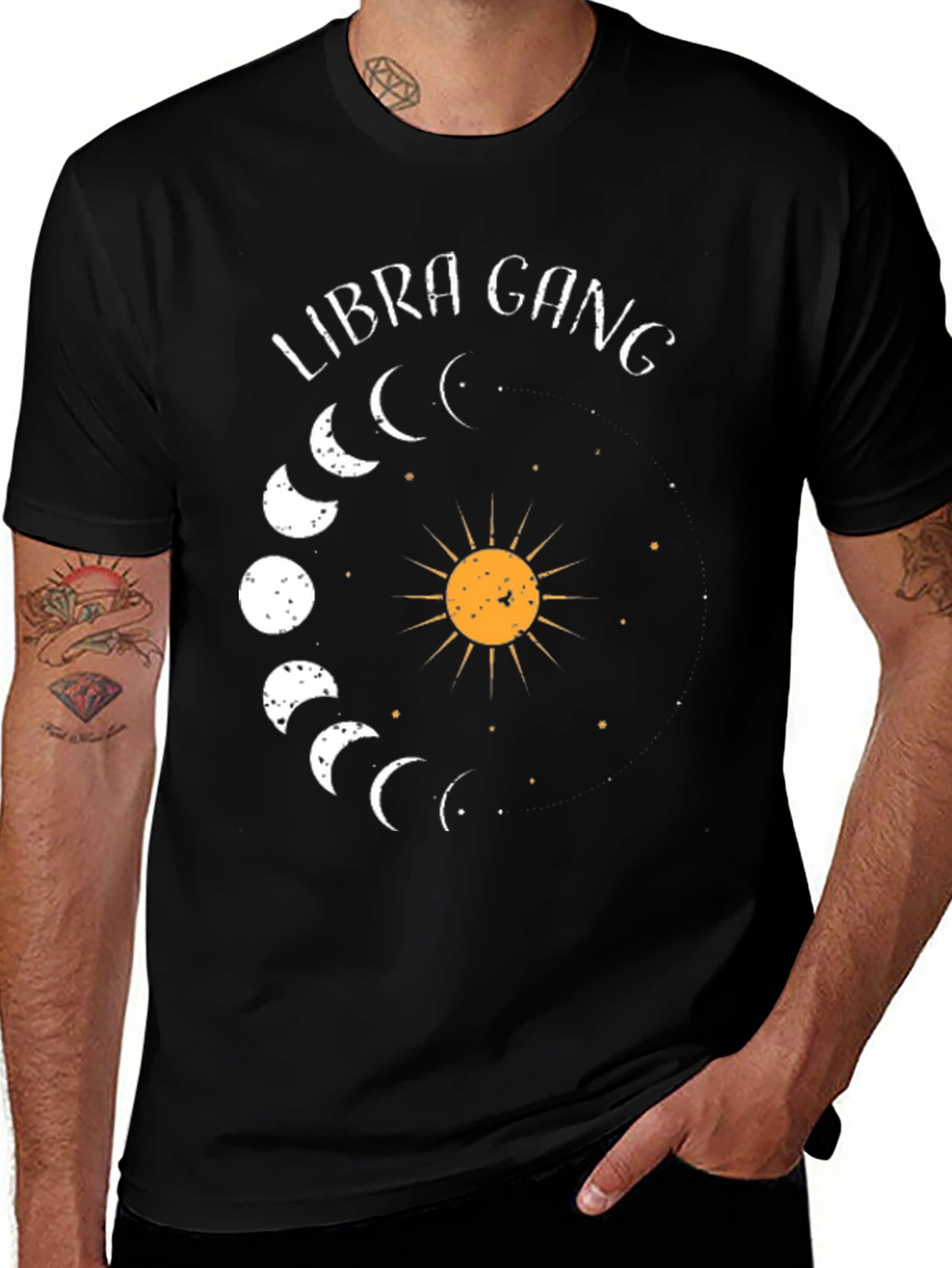 Libra Gang Moon Phase Graphic Tee