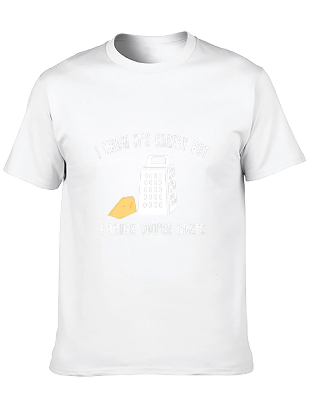 Funny Cheesy Grater Graphic T-Shirt