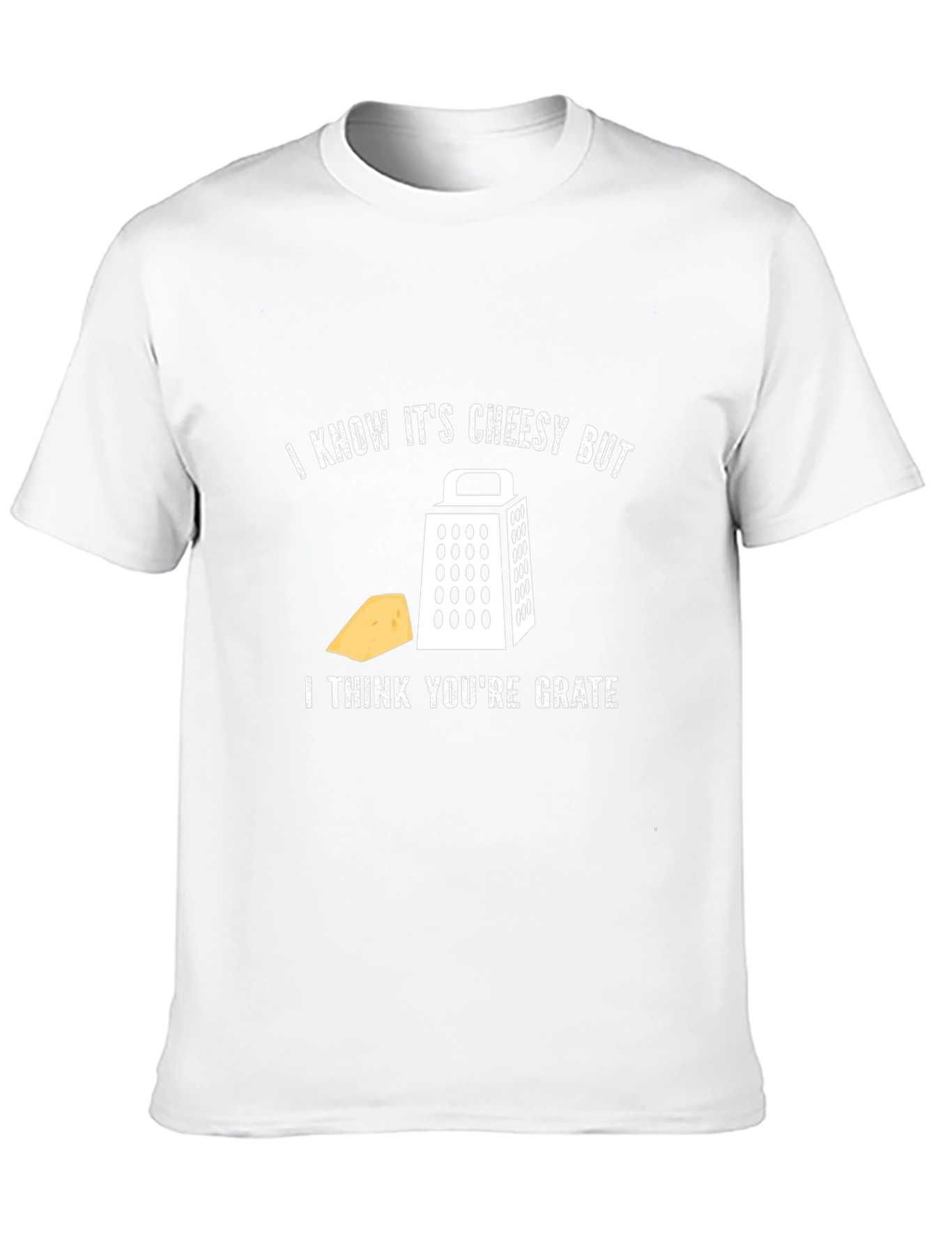 Funny Cheesy Grater Graphic T-Shirt