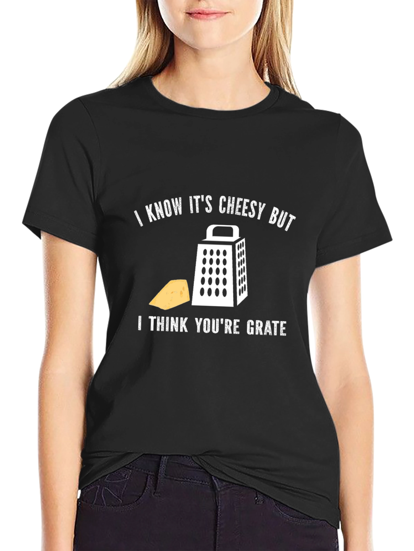 Funny Cheesy Grater Graphic T-Shirt