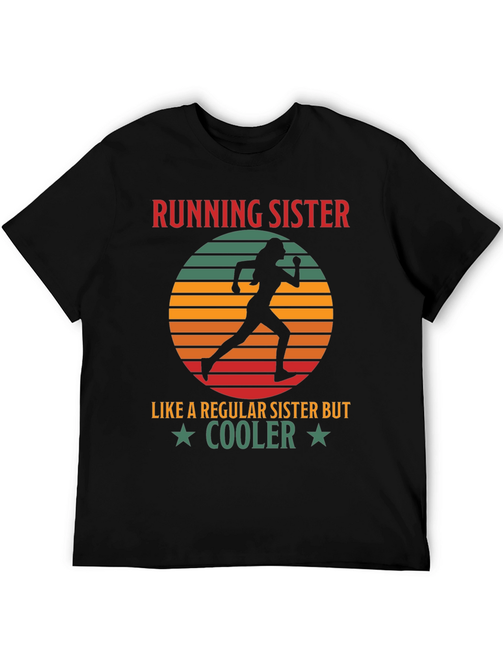 Running Sister Graphic Tee - Regular Sister But Cooler