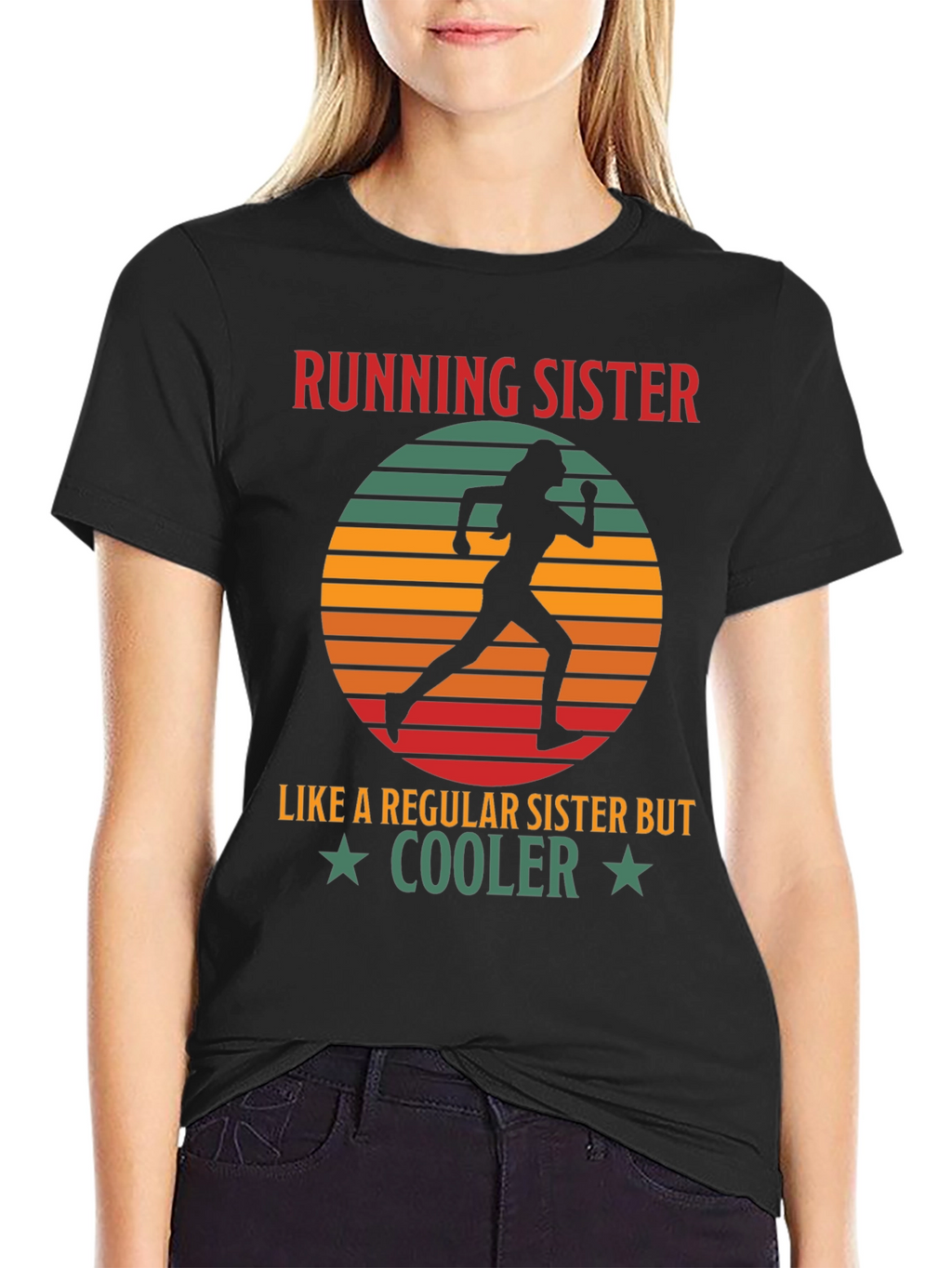 Running Sister Graphic Tee - Regular Sister But Cooler