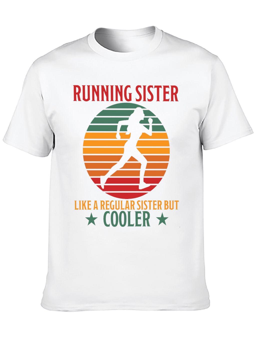 Running Sister Graphic Tee - Regular Sister But Cooler