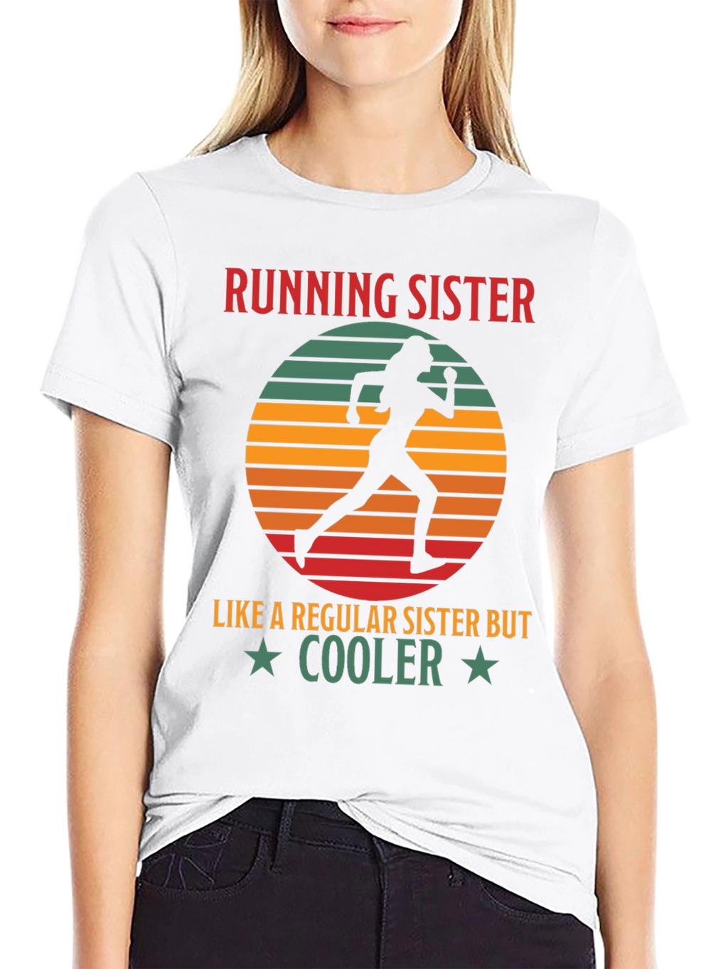 Running Sister Graphic Tee - Regular Sister But Cooler