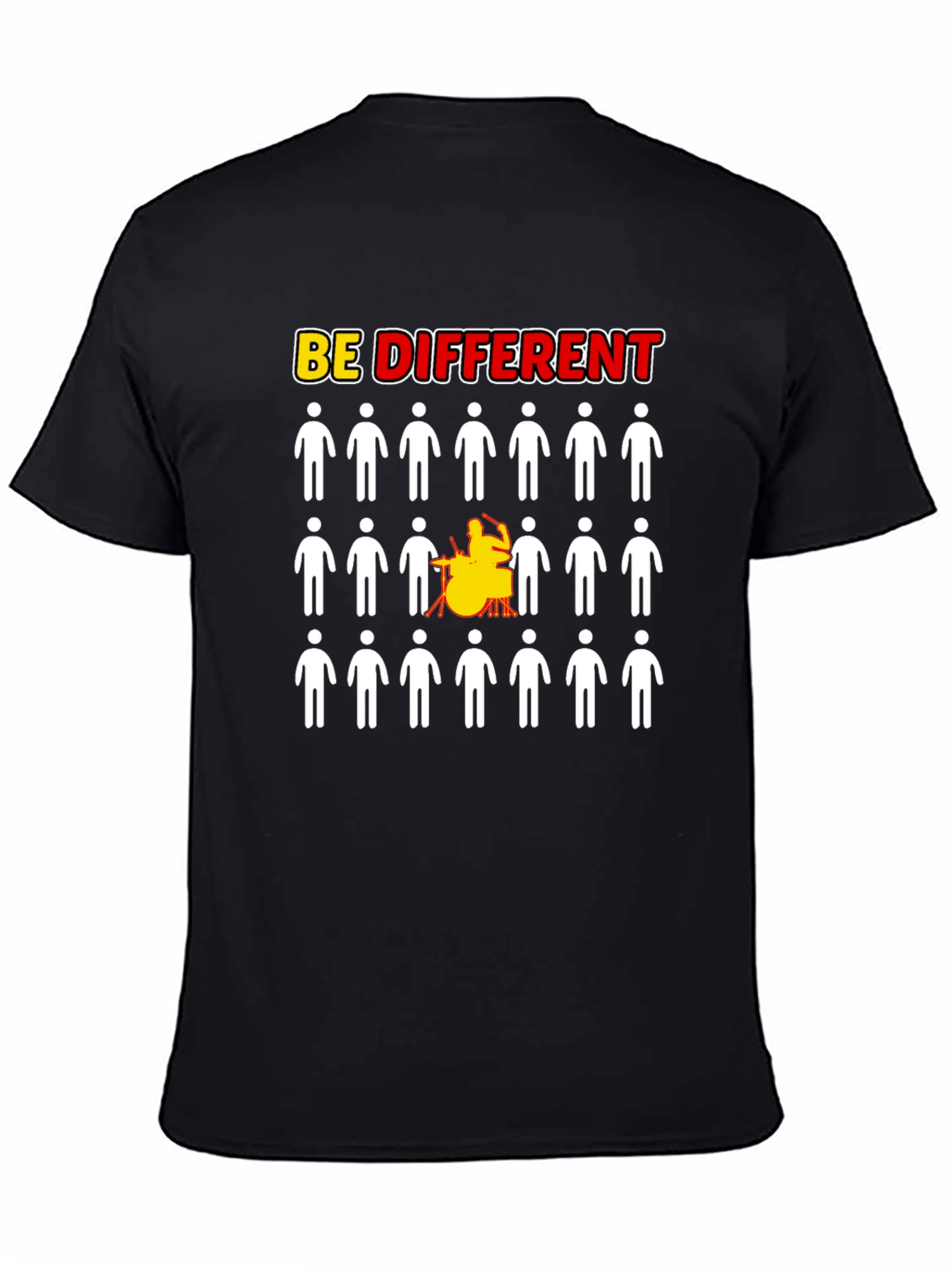 Be Different Drummer T-Shirt - Unisex Crew Neck