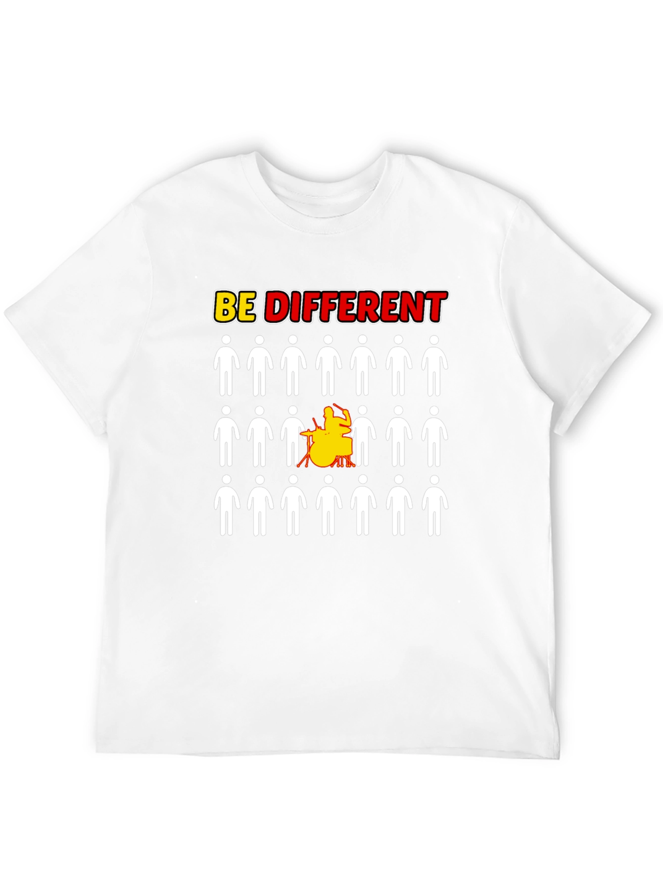Be Different Drummer T-Shirt - Unisex Crew Neck