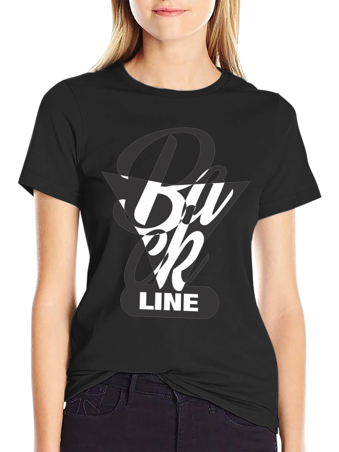 Black Duck Line Graphic Tee - Casual Comfort