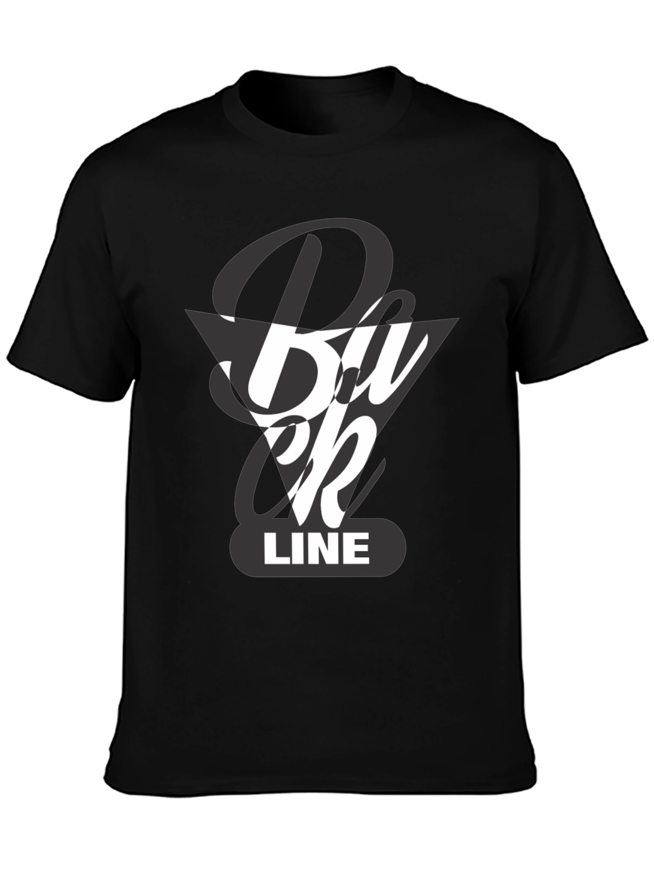 Black Duck Line Graphic Tee - Casual Comfort