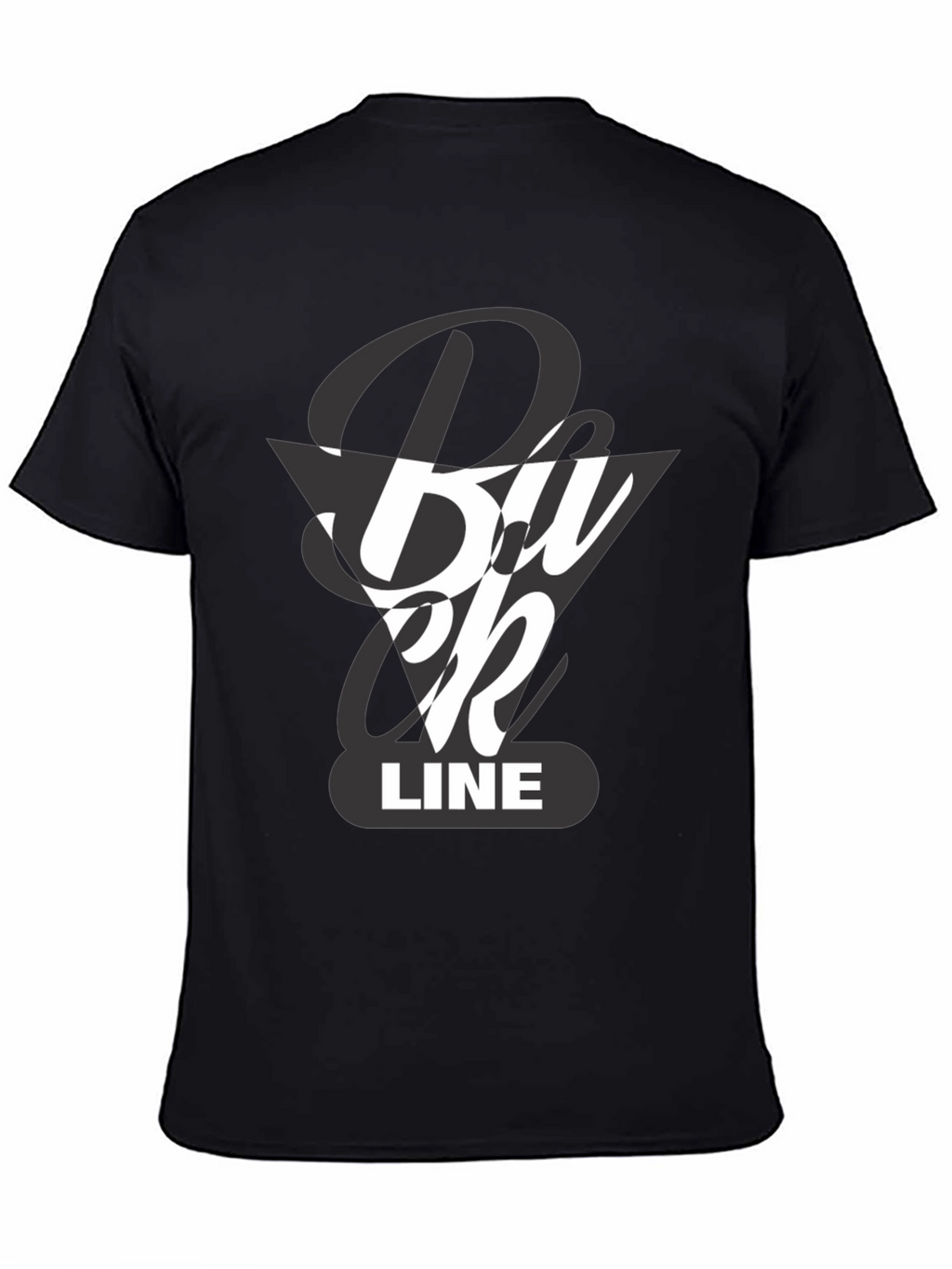 Black Duck Line Graphic Tee - Casual Comfort