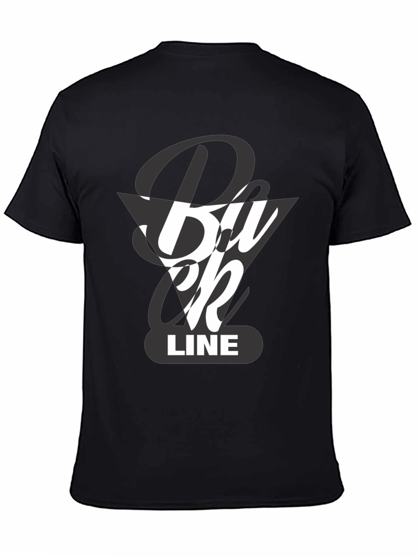 Black Duck Line Graphic Tee - Casual Comfort