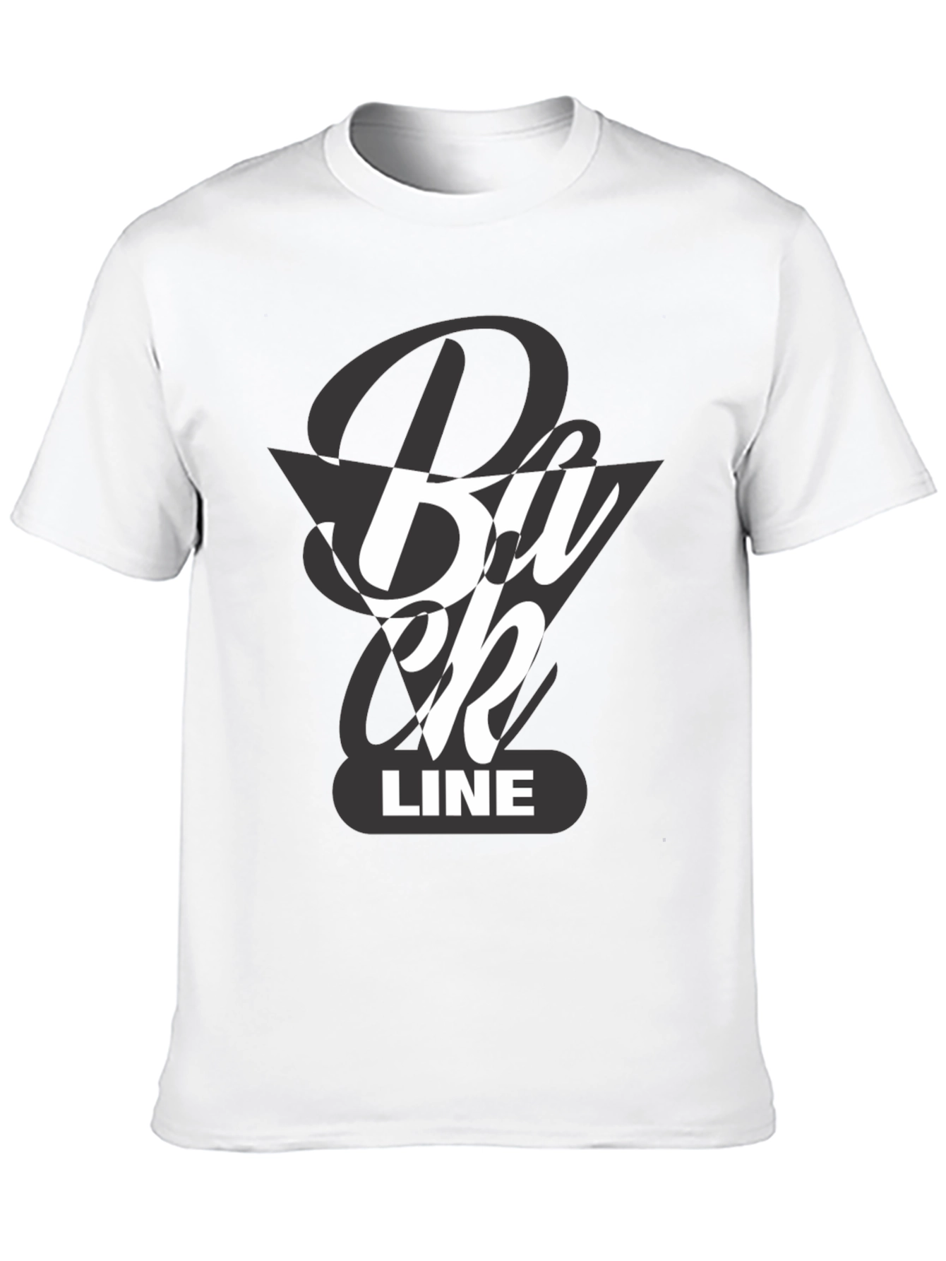 Black Duck Line Graphic Tee - Casual Comfort