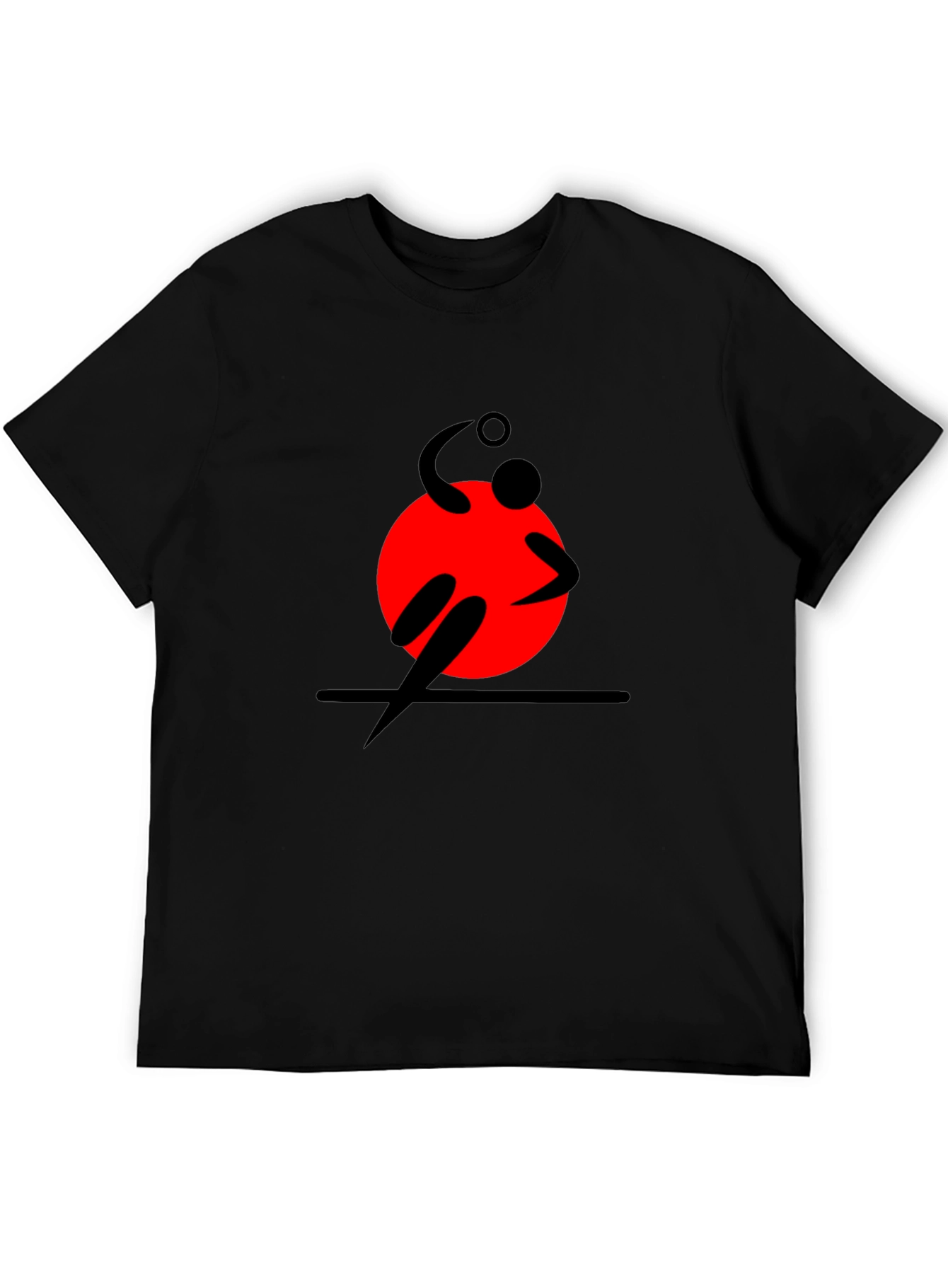 Modern Sport Graphic Tee - Black