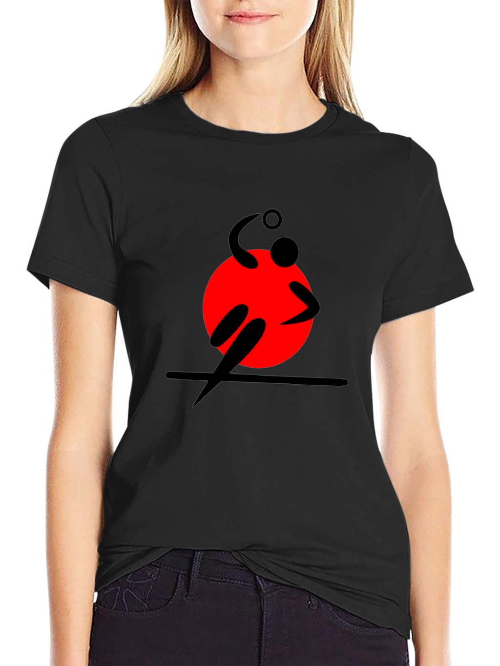 Modern Sport Graphic Tee - Black
