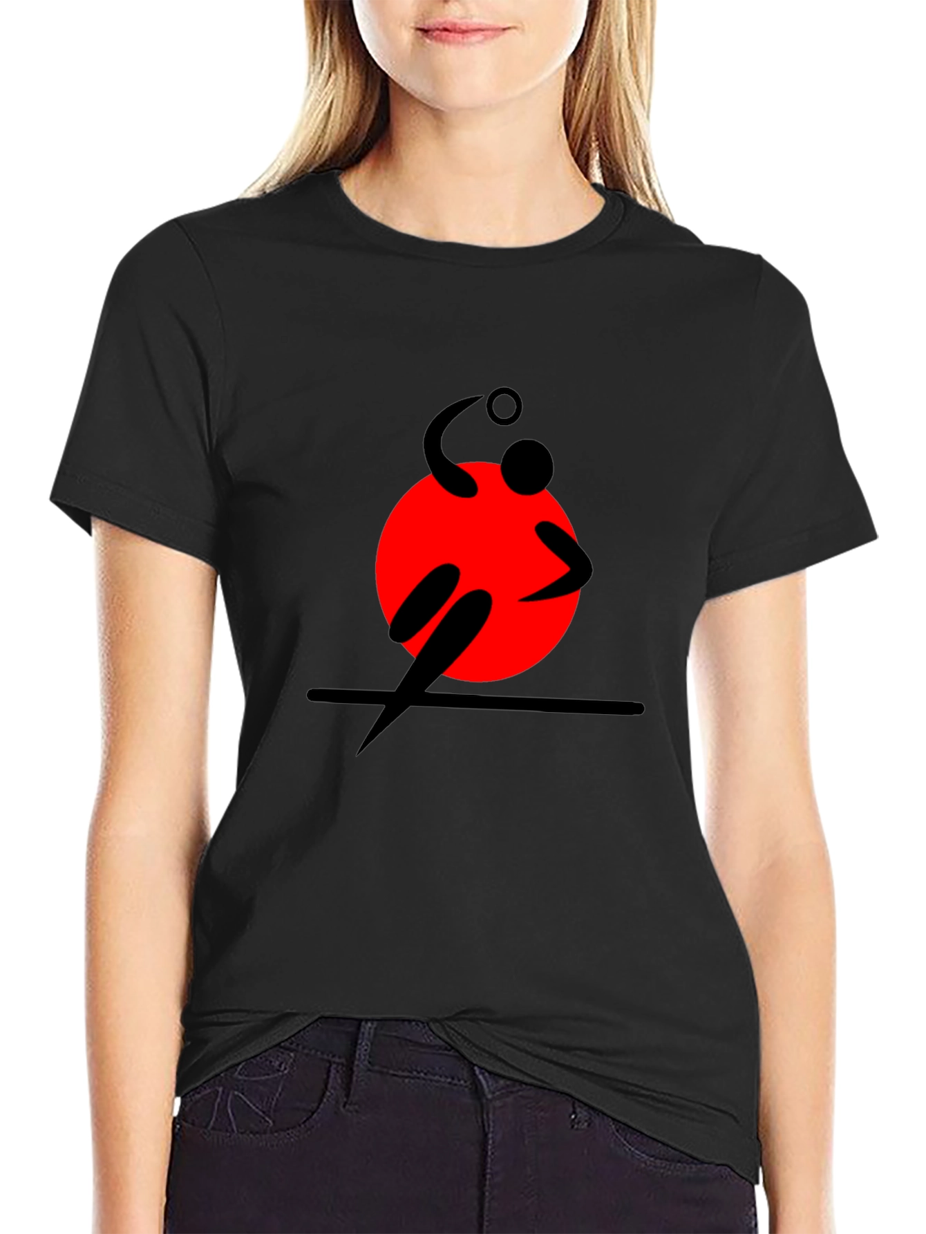 Modern Sport Graphic Tee - Black