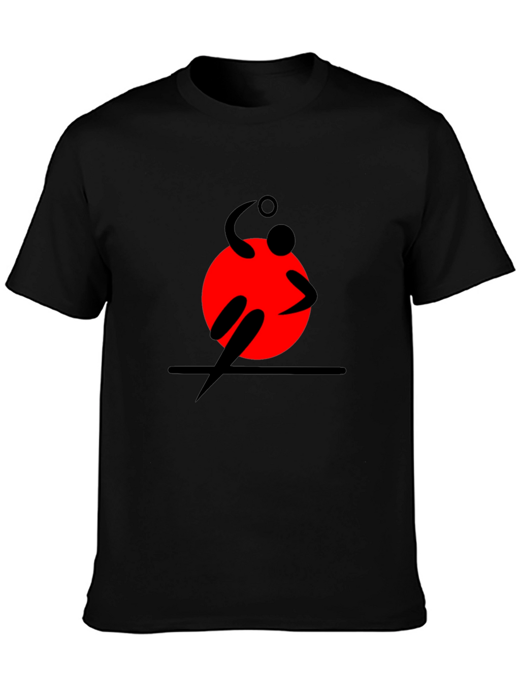 Modern Sport Graphic Tee - Black