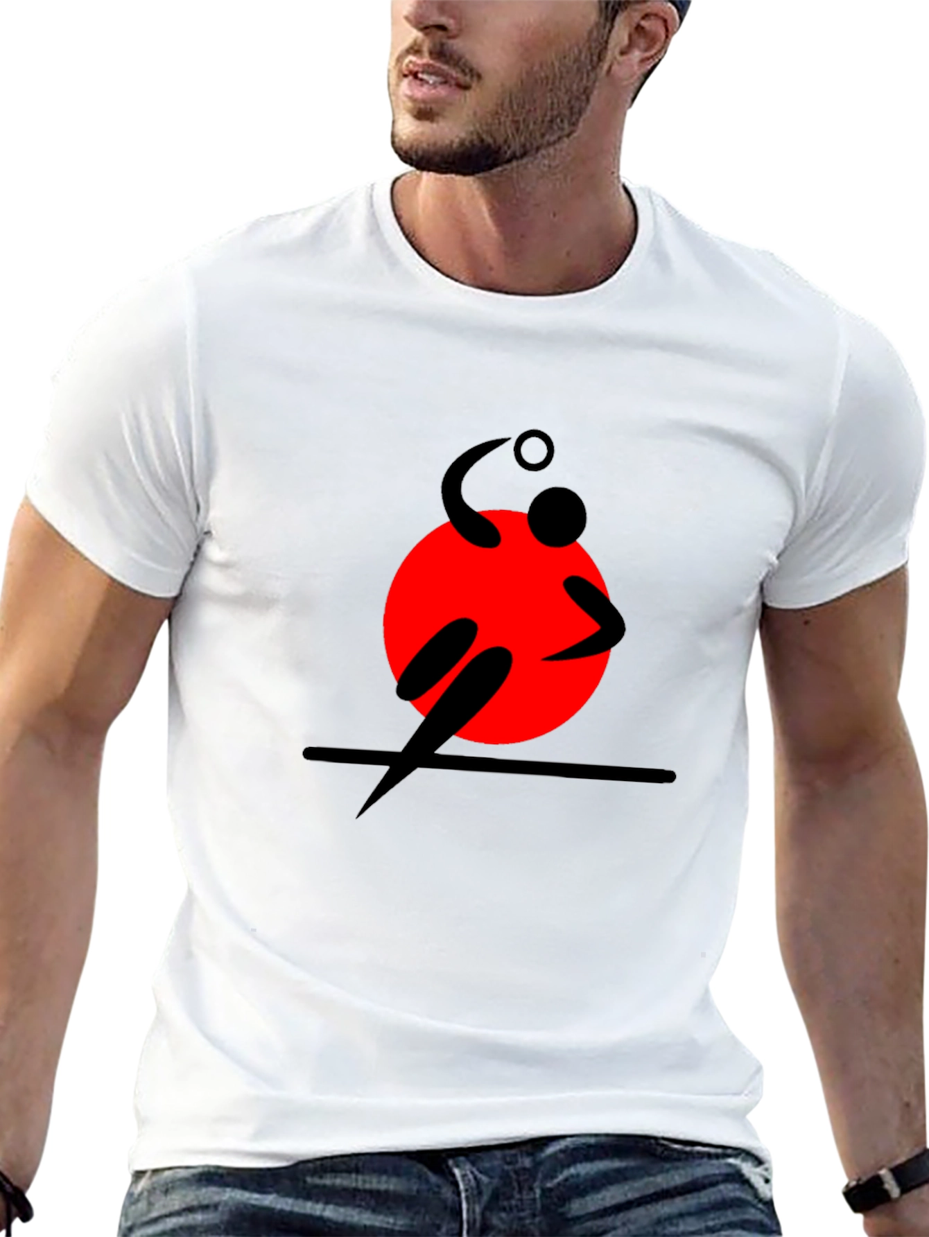 Modern Sport Graphic Tee - Black