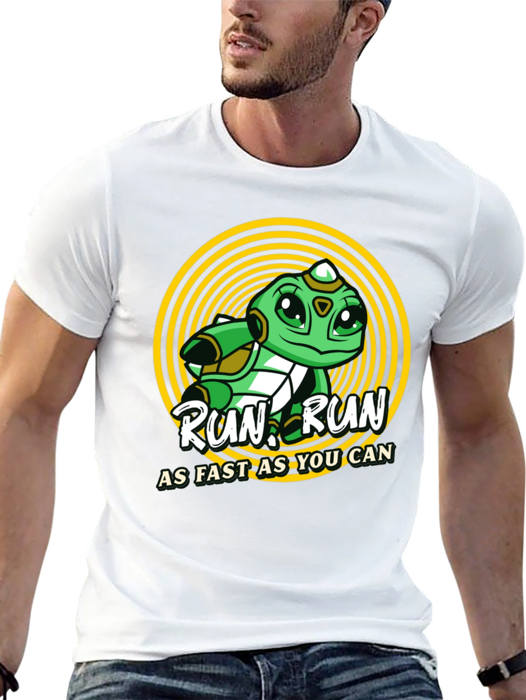 Run Turtle Graphic T-Shirt