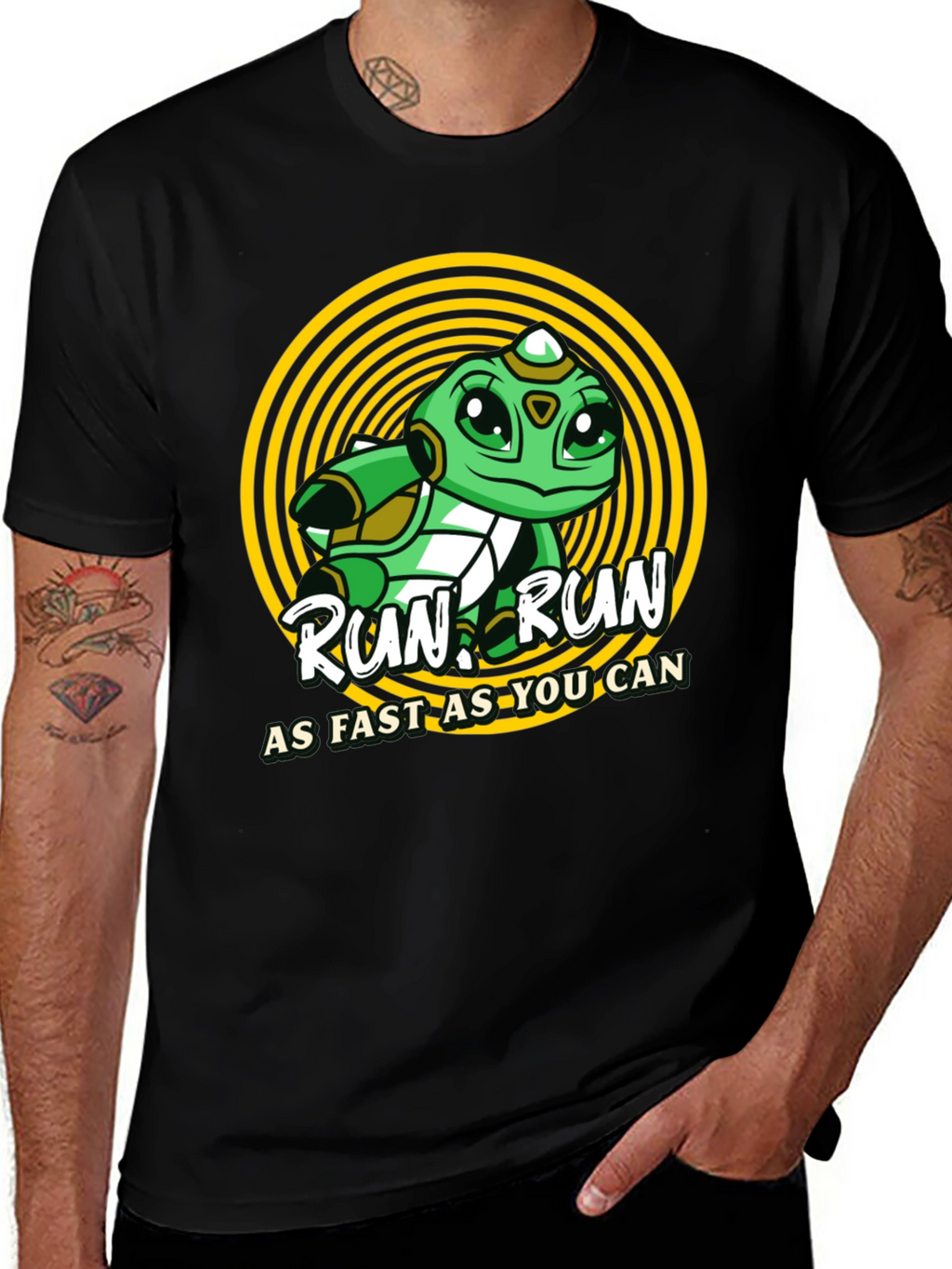 Run Turtle Graphic T-Shirt