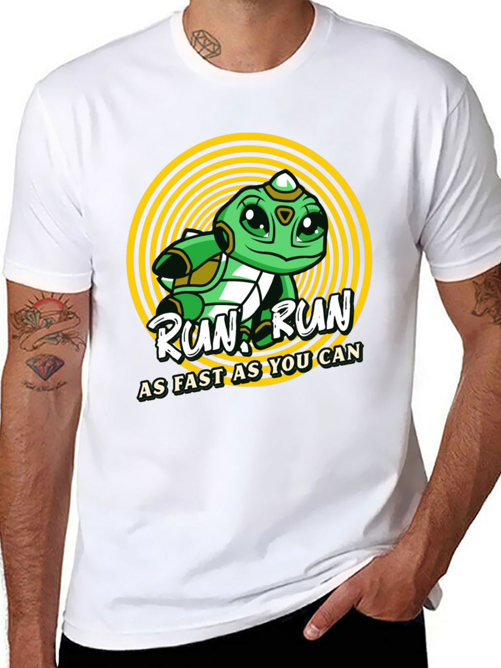 Run Turtle Graphic T-Shirt