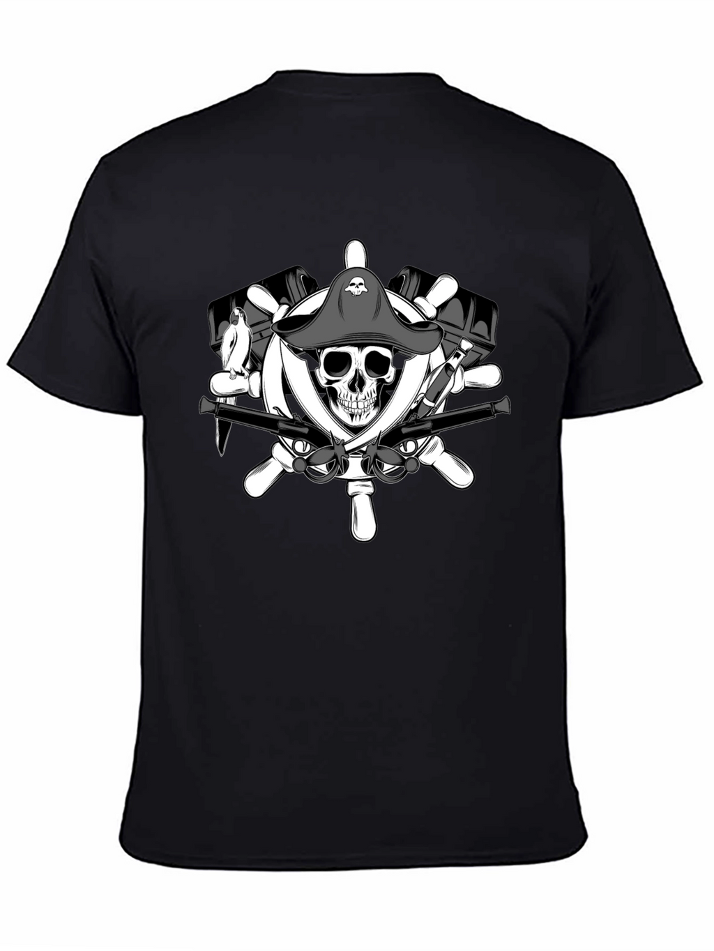 Pirate Skull & Crossbones Graphic T-Shirt