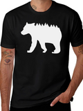 Nature Bear T-Shirt - Black