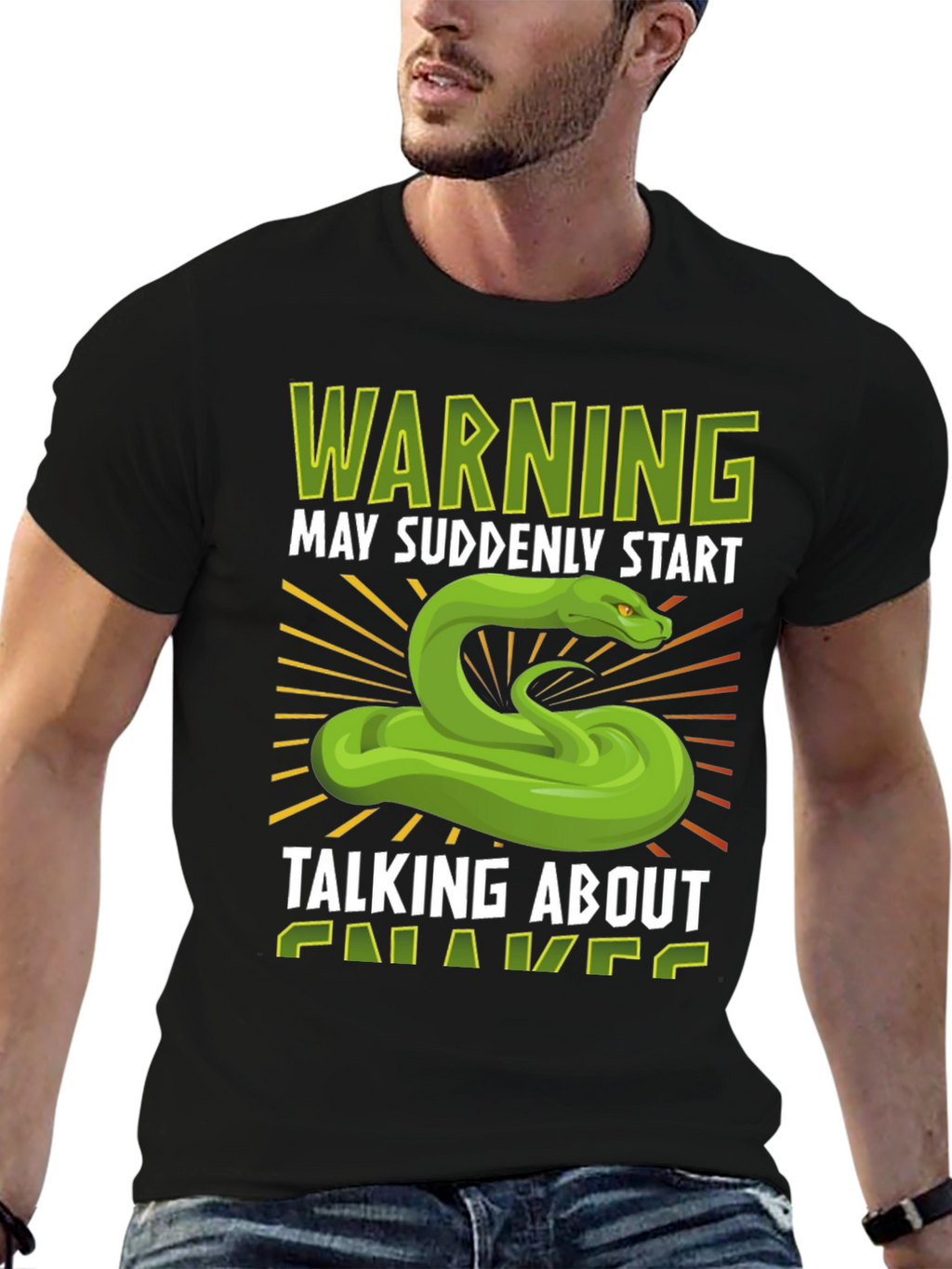 Warning May Suddenly Start Talking About Snakes T-Shirt