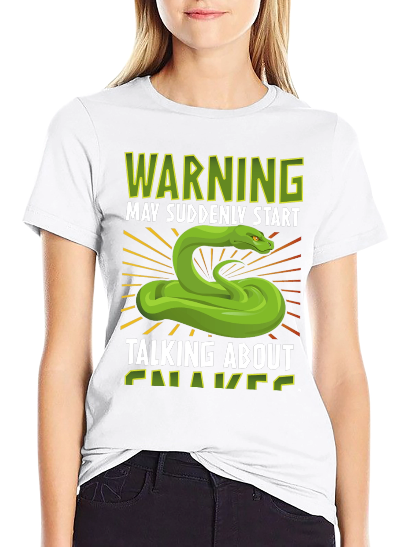 Warning May Suddenly Start Talking About Snakes T-Shirt