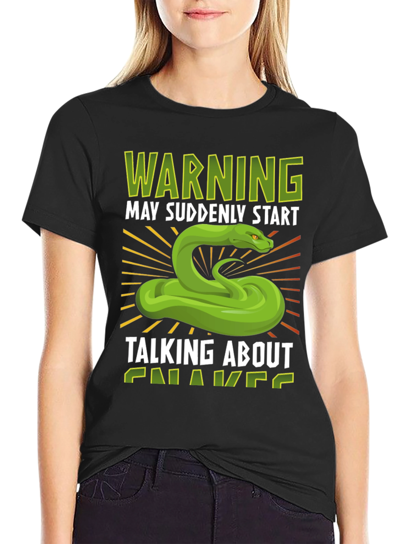 Warning May Suddenly Start Talking About Snakes T-Shirt