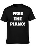Free the Piano! Novelty Graphic Tee