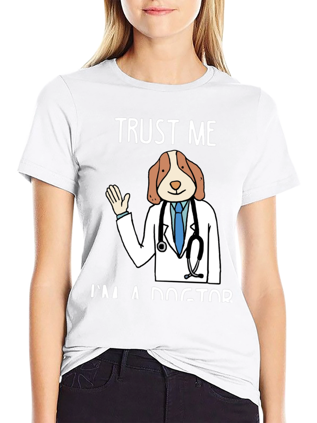 Trust Me Im A Dogtor Funny Graphic T-Shirt