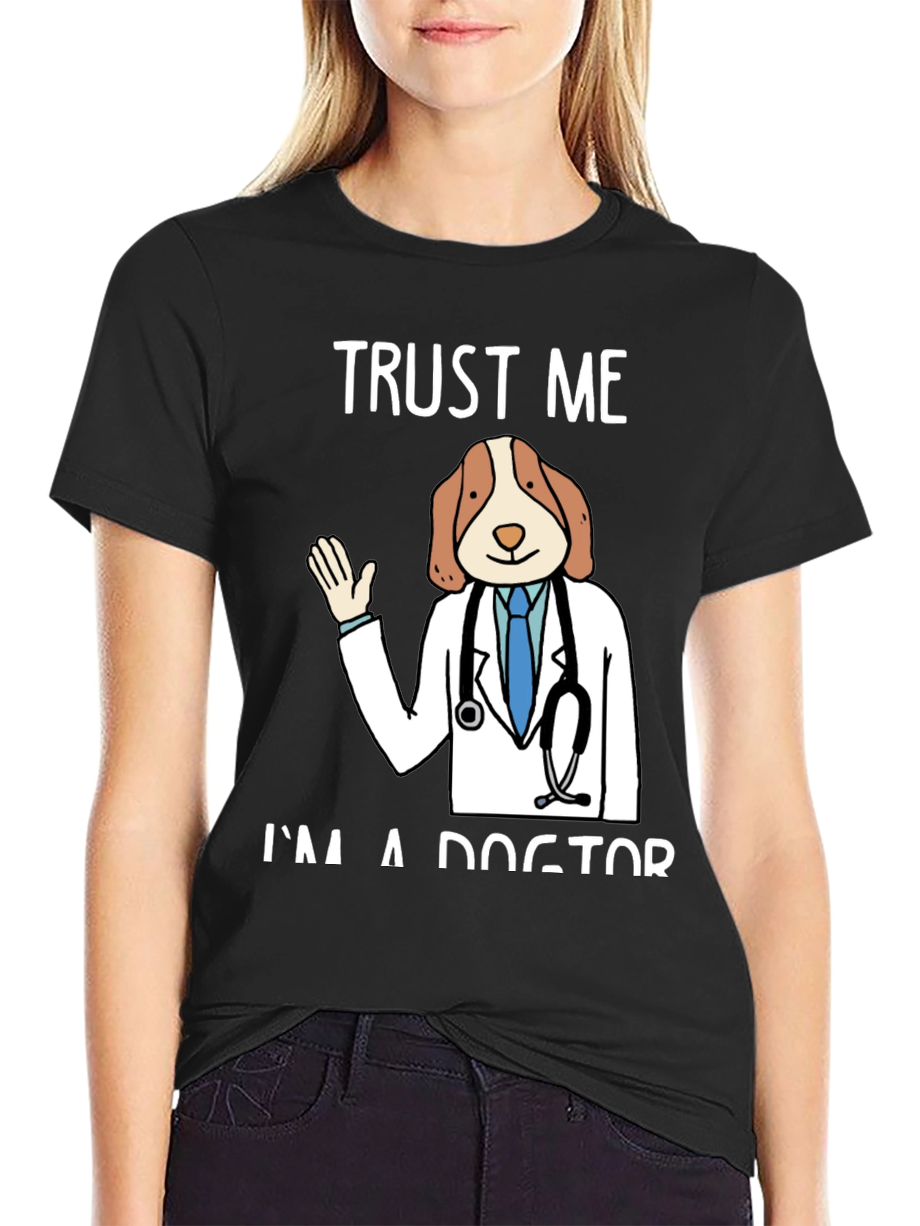 Trust Me Im A Dogtor Funny Graphic T-Shirt