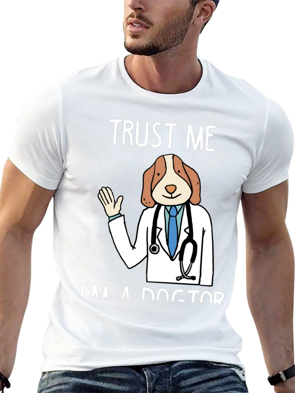 Trust Me Im A Dogtor Funny Graphic T-Shirt