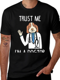 Trust Me Im A Dogtor Funny Graphic T-Shirt