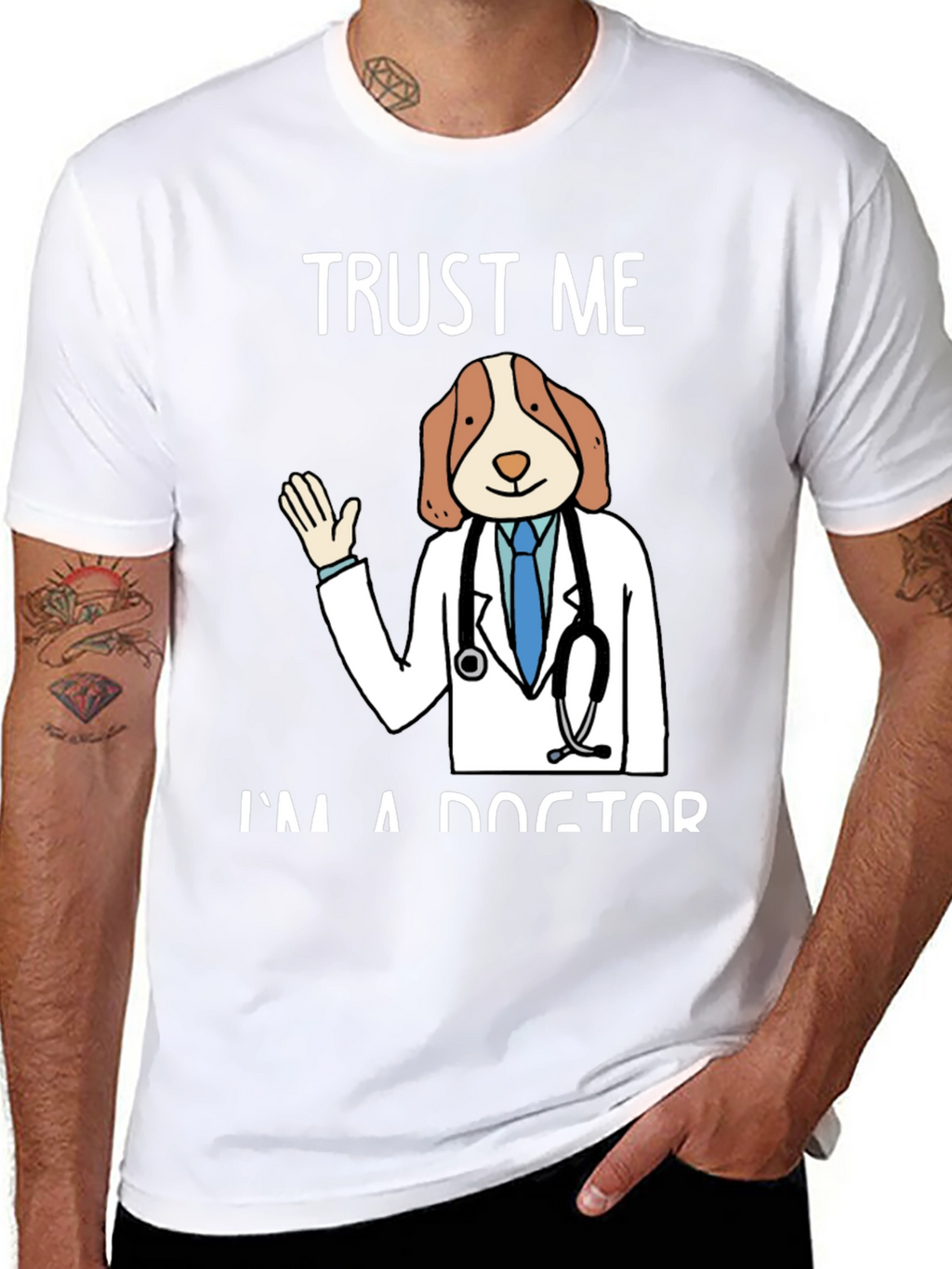 Trust Me Im A Dogtor Funny Graphic T-Shirt