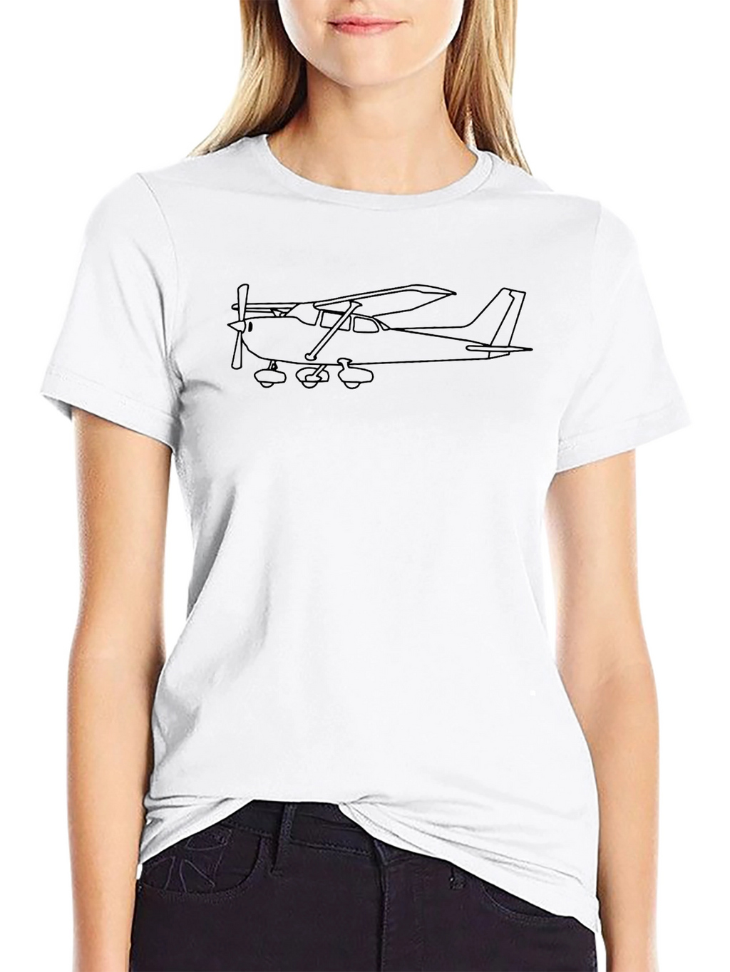 Airplane Graphic T-Shirt - Casual Comfort