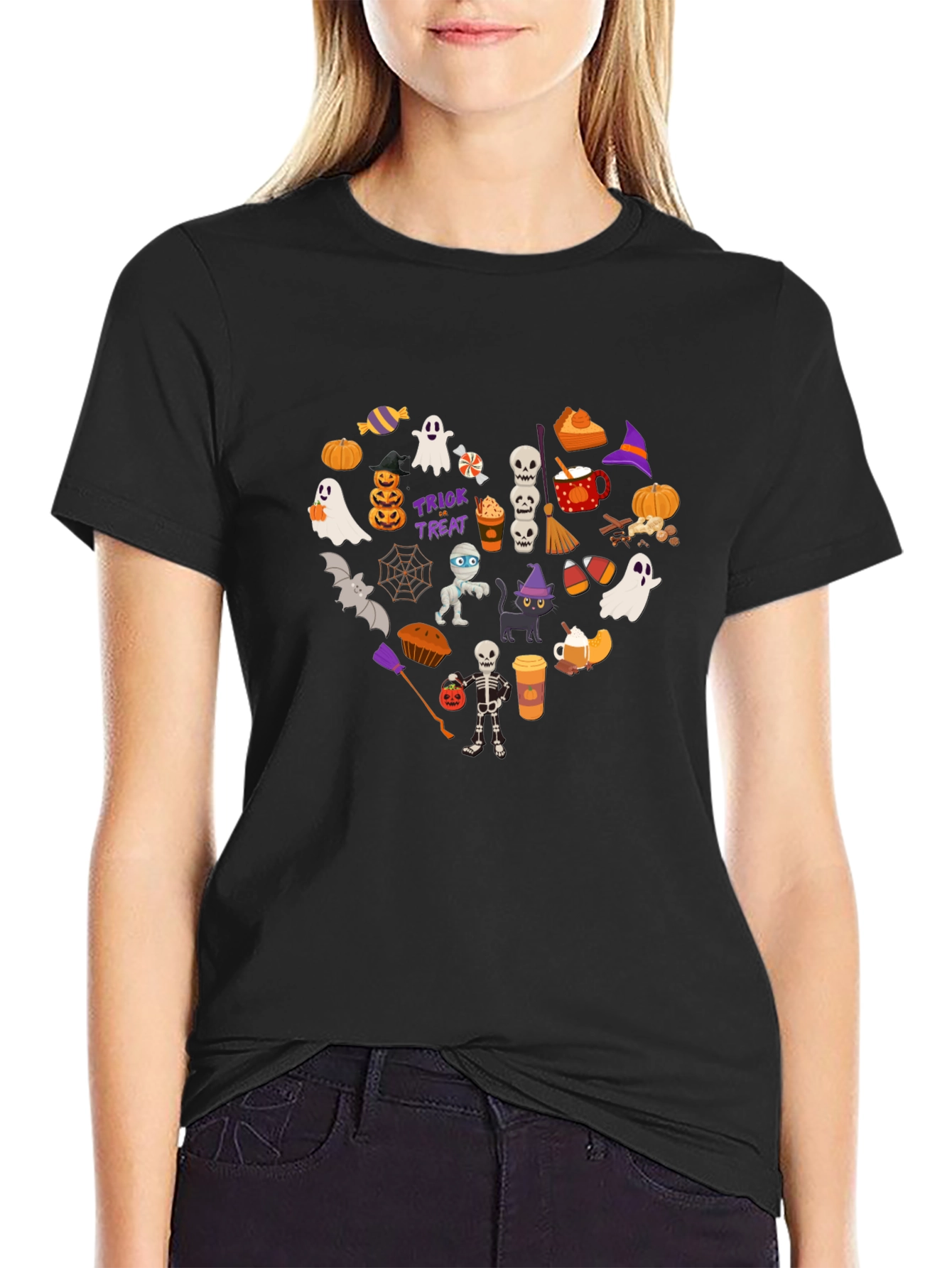 Halloween Heart Graphic Tee