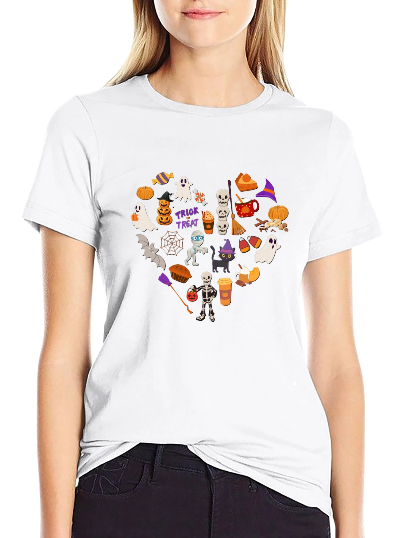 Halloween Heart Graphic Tee
