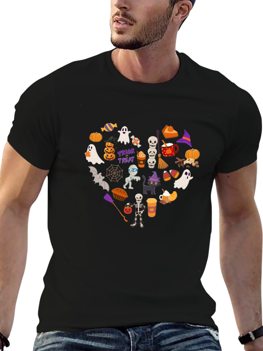 Halloween Heart Graphic Tee