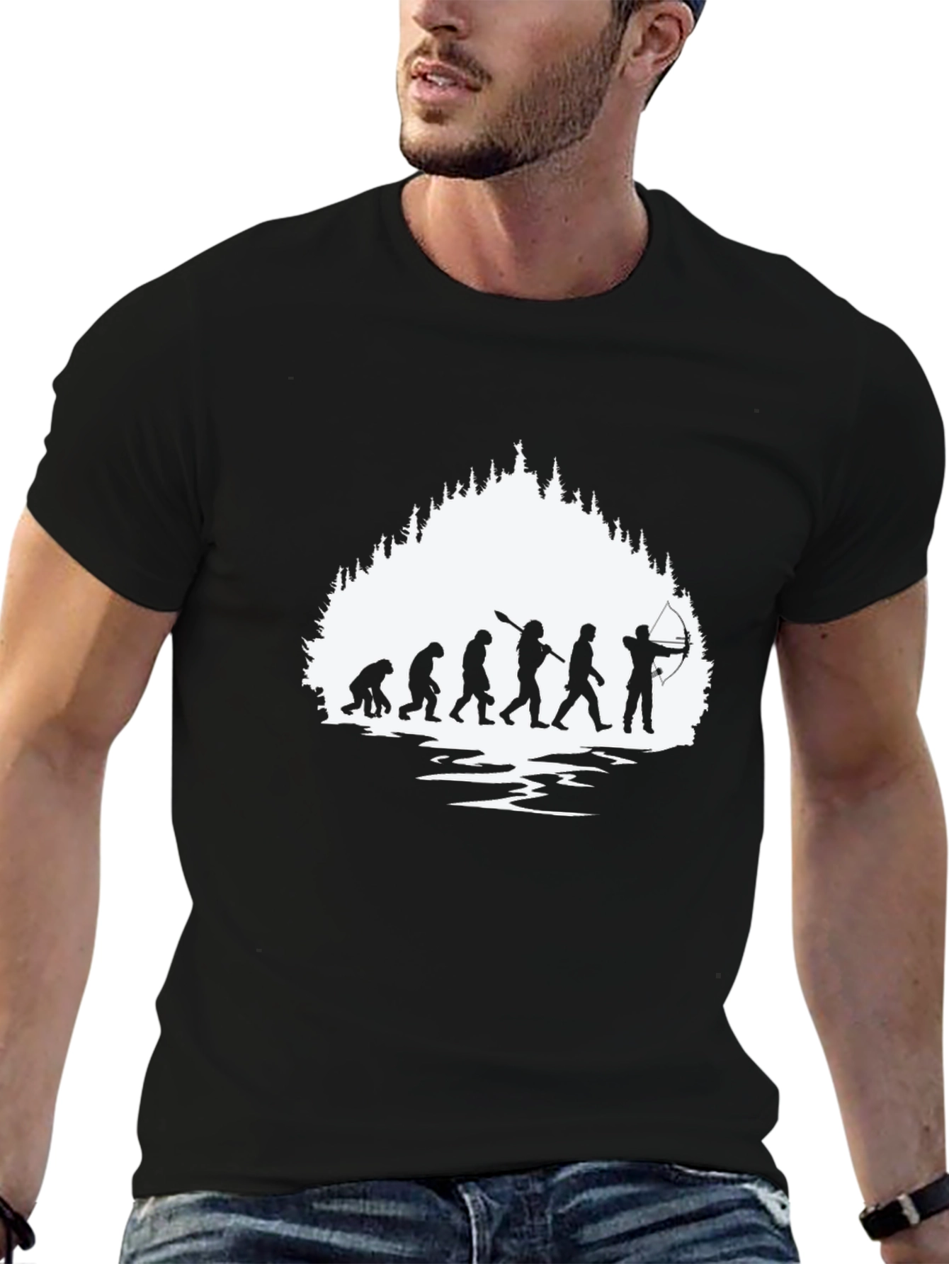 Evolution Archery T-Shirt - Black Cotton Tee