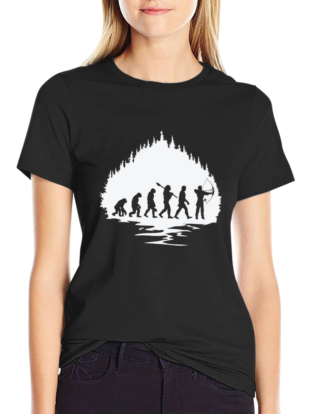 Evolution Archery T-Shirt - Black Cotton Tee