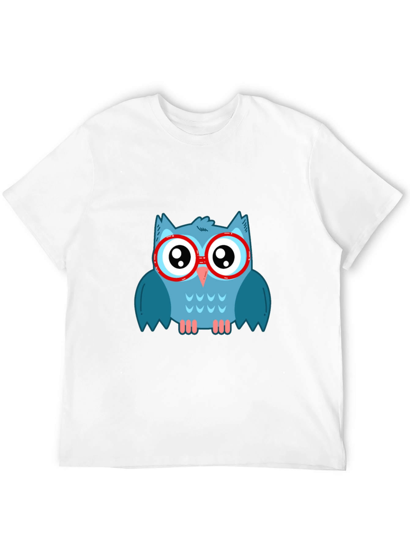 Cool Owl Graphic Tee - Mens Black T-Shirt