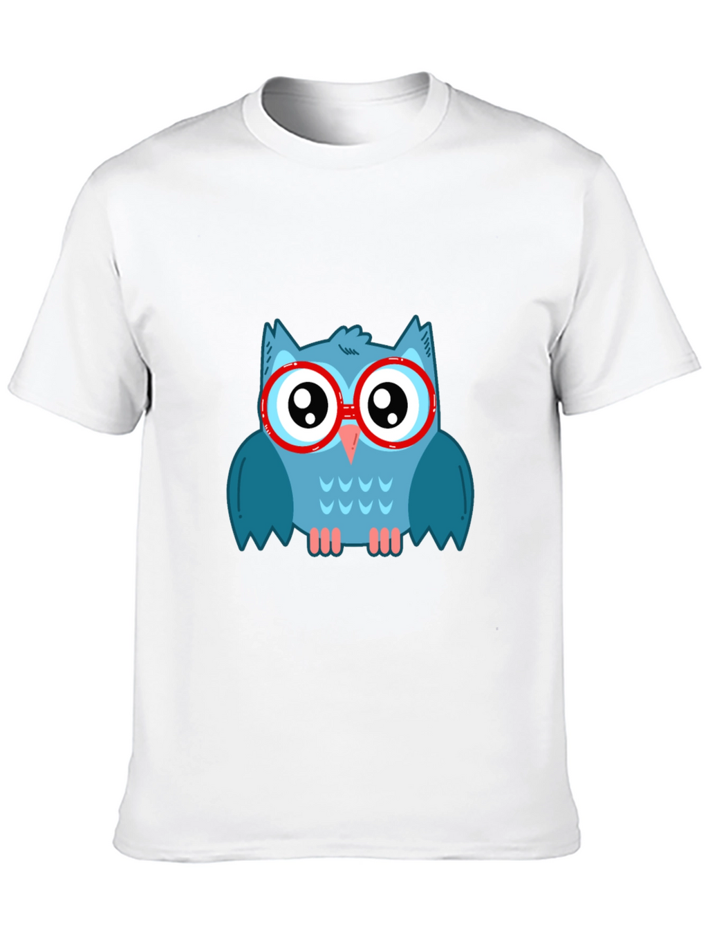 Cool Owl Graphic Tee - Mens Black T-Shirt