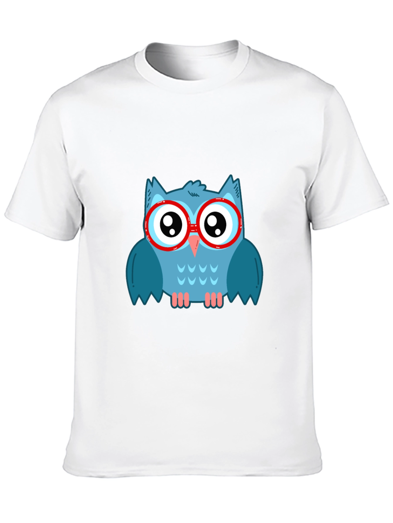 Cool Owl Graphic Tee - Mens Black T-Shirt