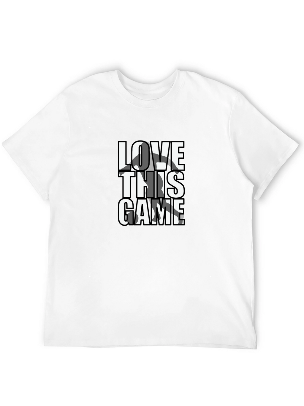 Love This Game Graphic Tee - Black