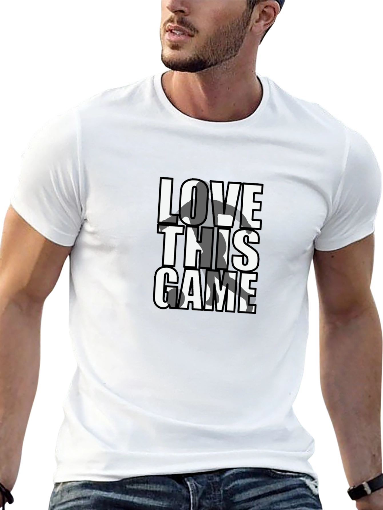 Love This Game Graphic Tee - Black