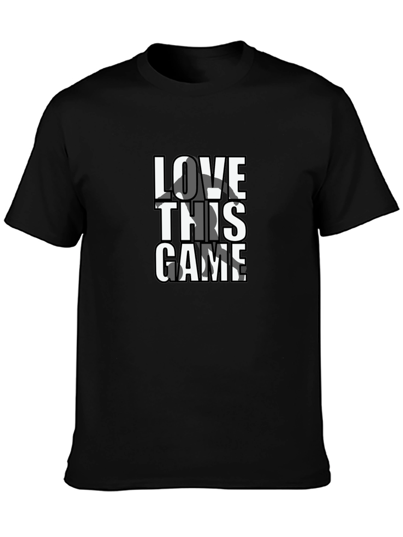 Love This Game Graphic Tee - Black
