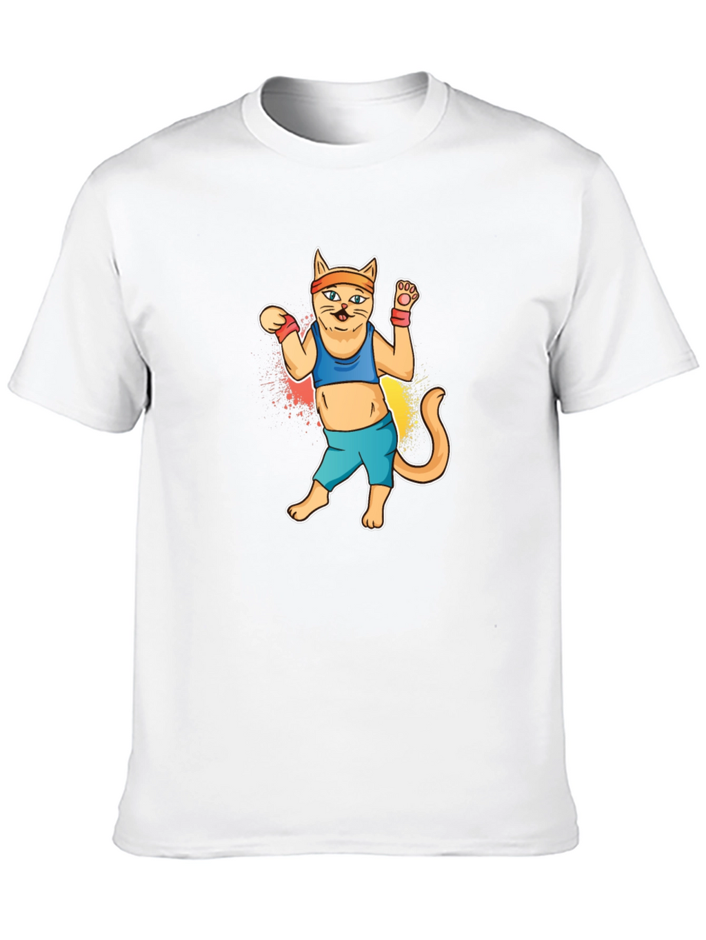 Dancing Workout Cat T-Shirt