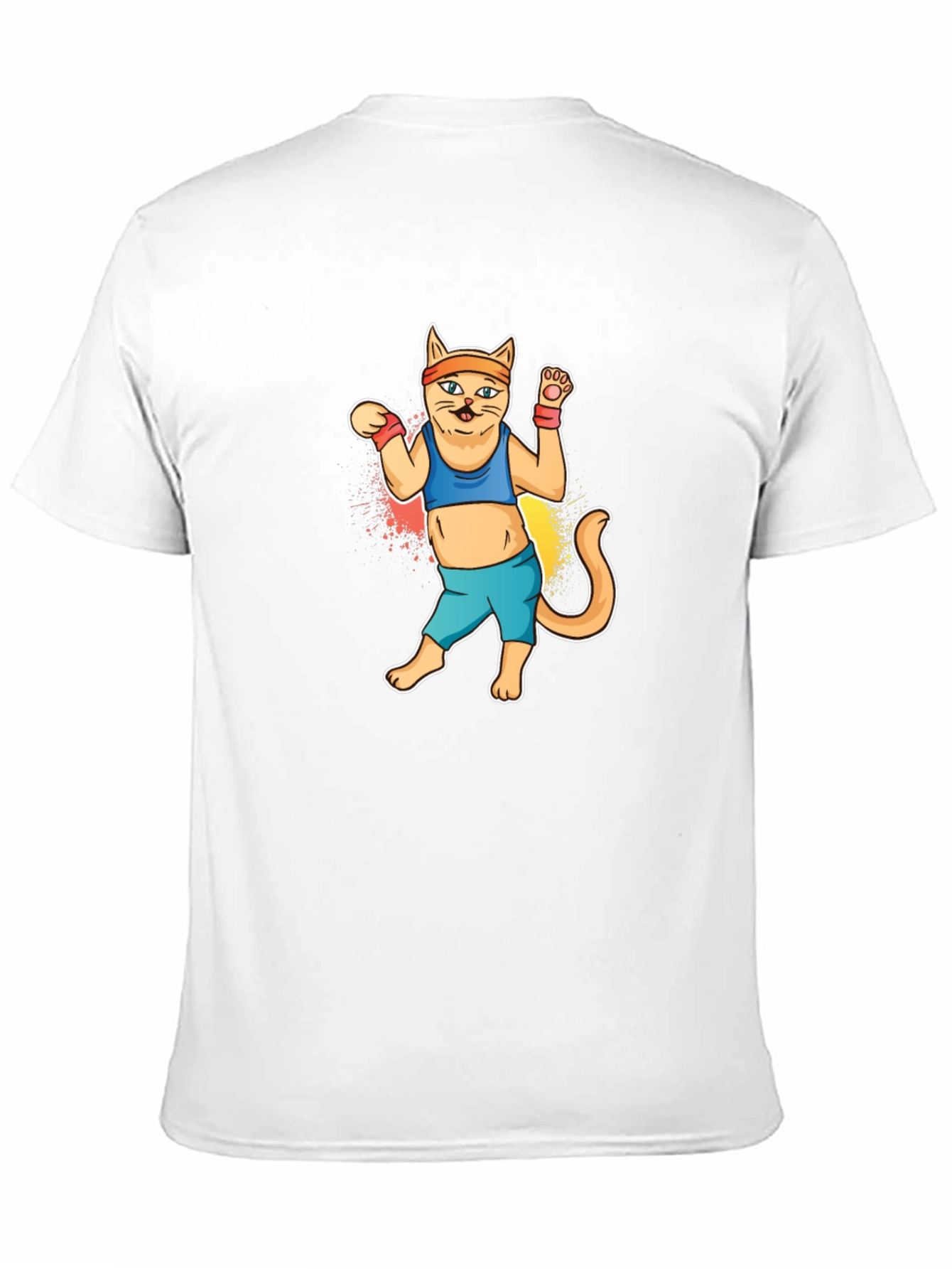 Dancing Workout Cat T-Shirt